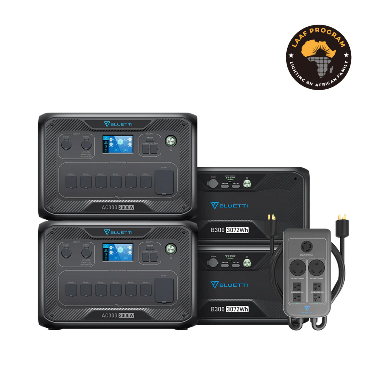 【Épuisé】BLUETTI AC300 + 1 * B300 Batterie de secours domestique