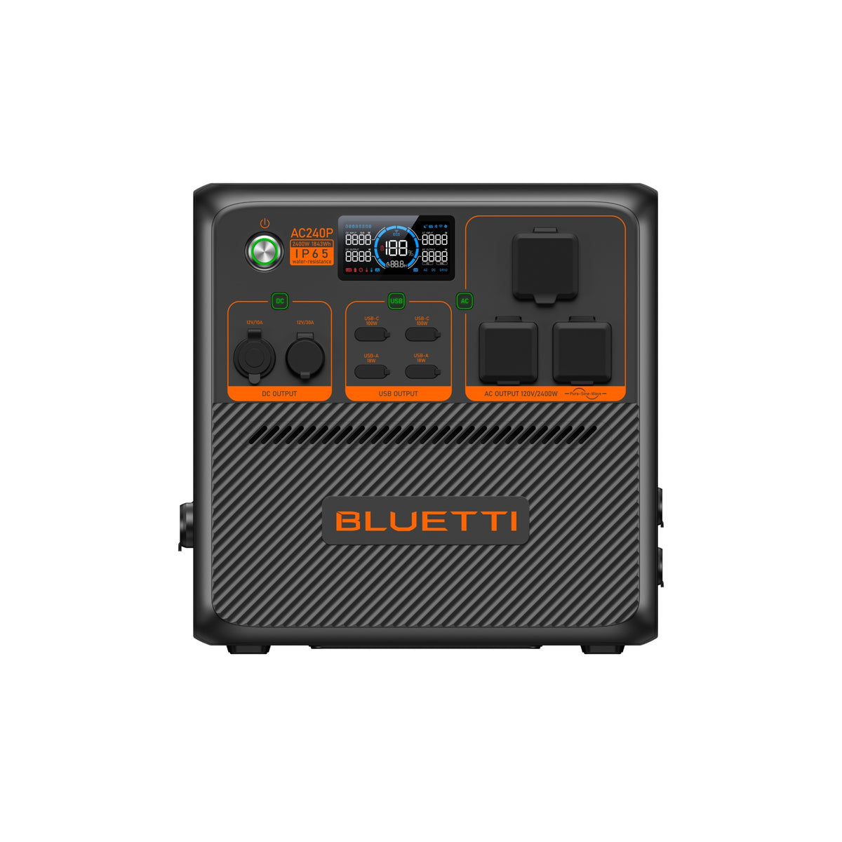Centrale électrique portative BLUETTI AC240P | 2 400 W 1 843 Wh