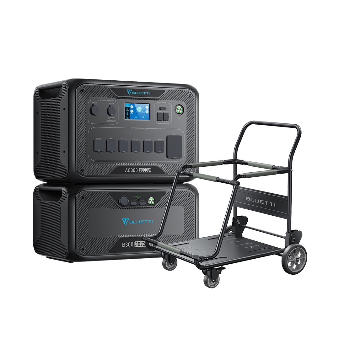 【Épuisé】BLUETTI AC300 + 1 * B300 Batterie de secours domestique