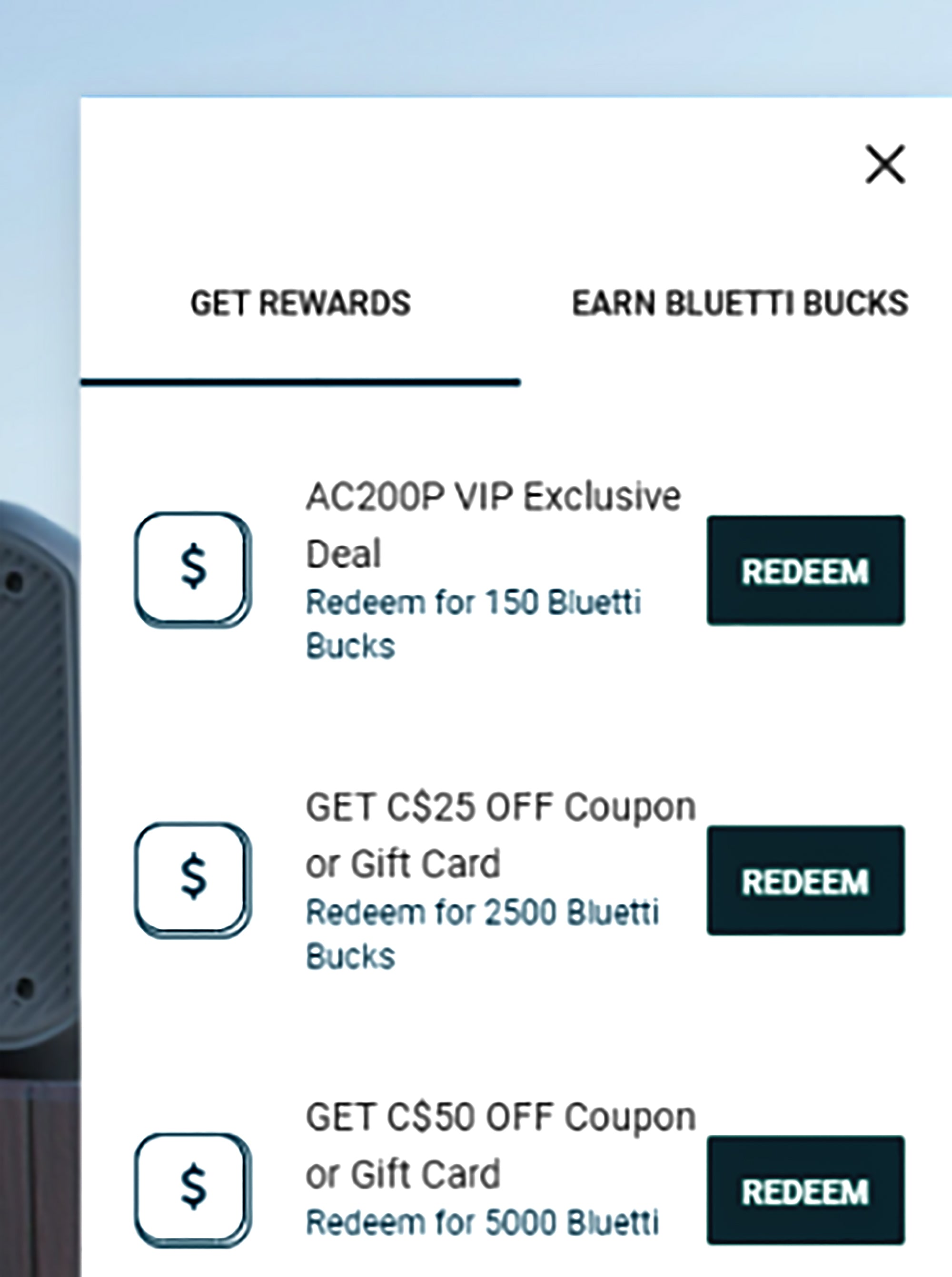 BLUETTI REDEEM