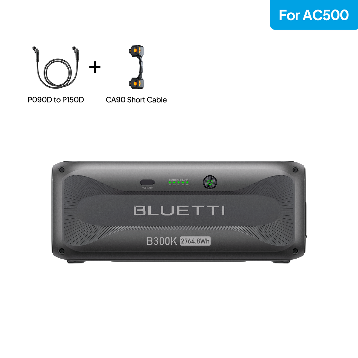 B300K for AC500 | 2,764.8Wh