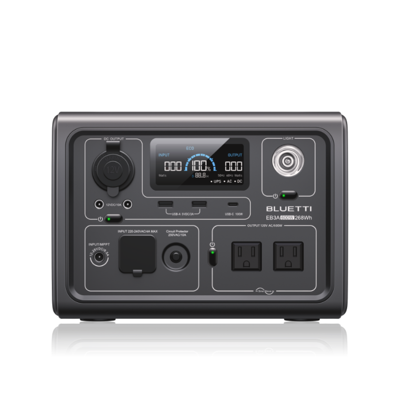 EB3A Portable Power Station with 600W 268Wh