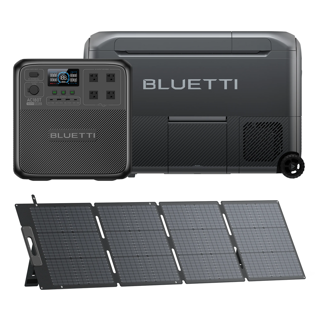 【Discontinued】MultiCooler Fridge+AC180T+200W Solar