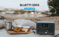 Refurbished BLUETTI EB55 Portable Power Station | 700W 537Wh
