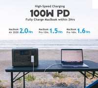 Refurbished BLUETTI EB55 Portable Power Station | 700W 537Wh