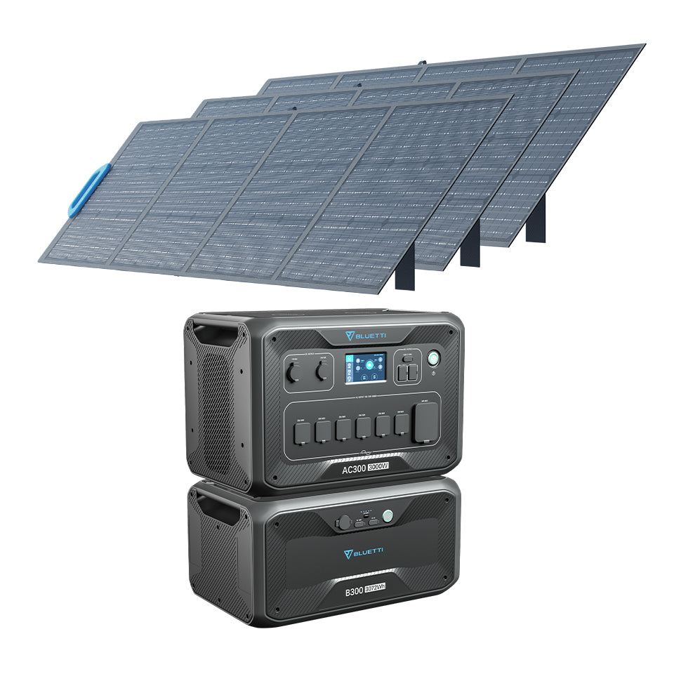Centrale électrique 220V solaire BLUETTI AC300 3000W au meilleur