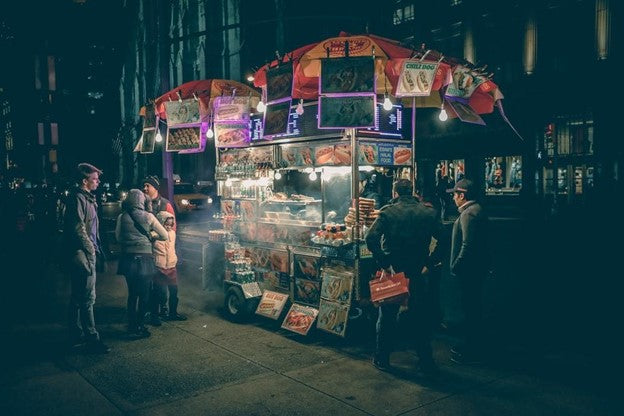 Solar-Powered Food Cart