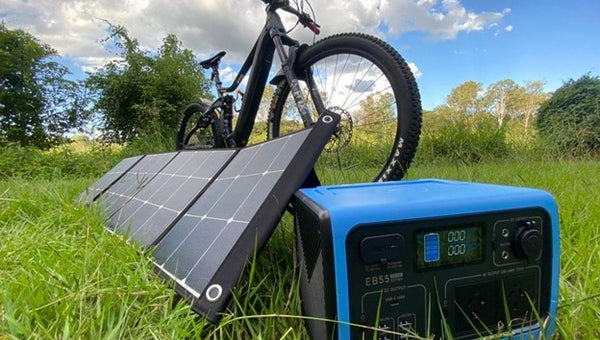 BLUETTI portable solar panels and generator. 
