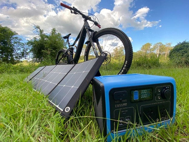 BLUETTI portable solar panels and generator. 