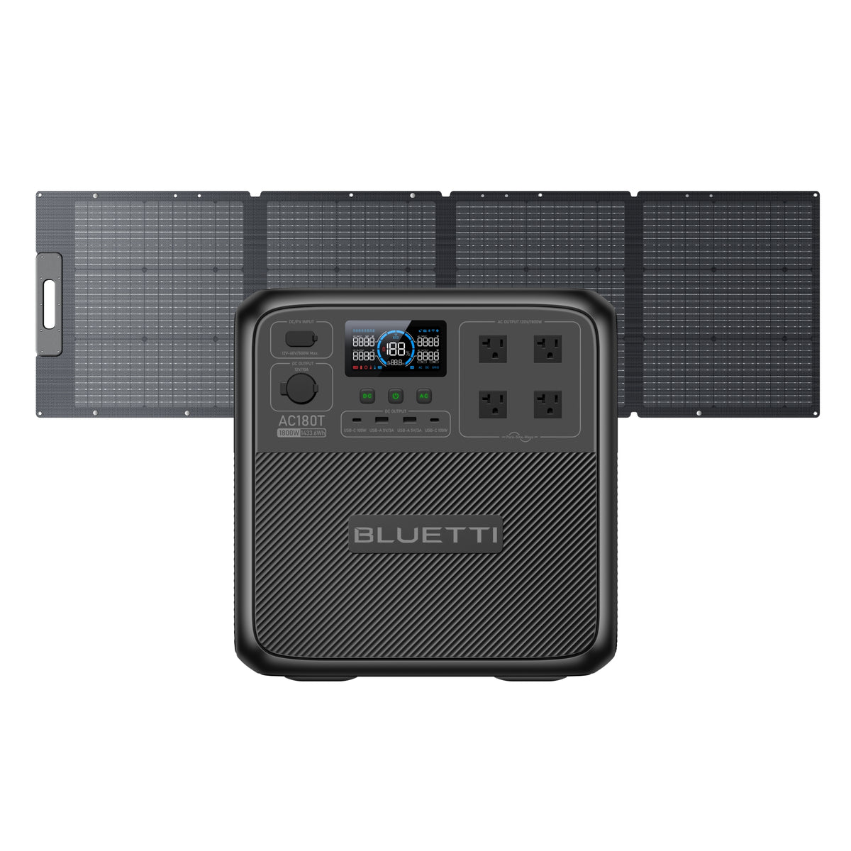 BLUETTI AC180T Portable Power Station | 1,800W,1433Wh