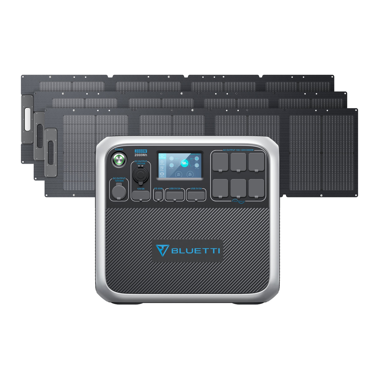 BLUETTI AC200P + 3*PV120 Solar Generator Kit