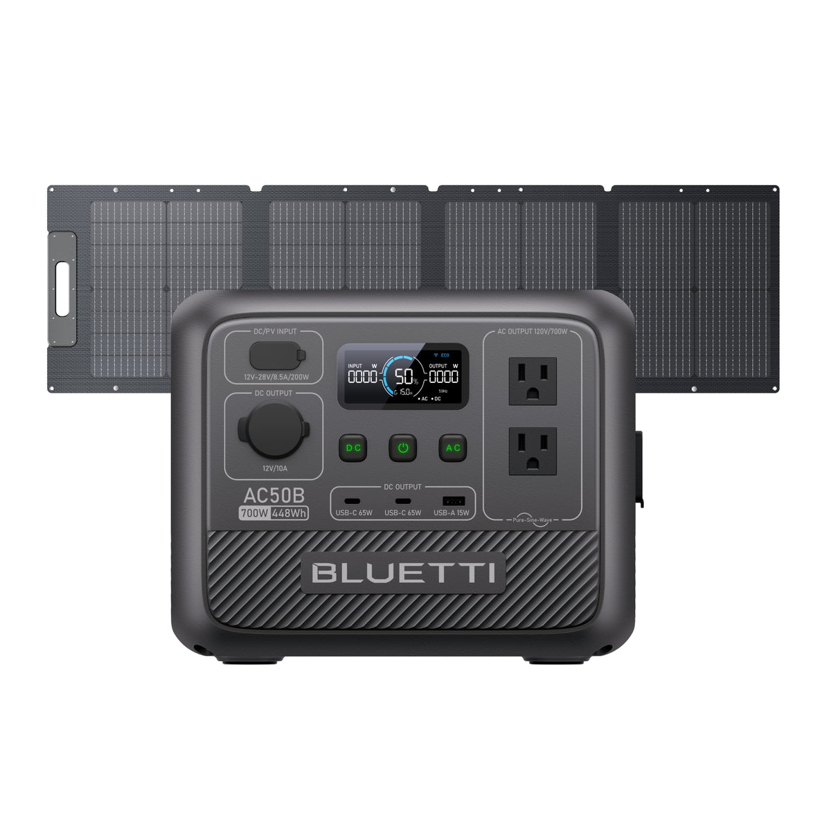 BLUETTI AC50B Portable Power Station | 700W 448Wh
