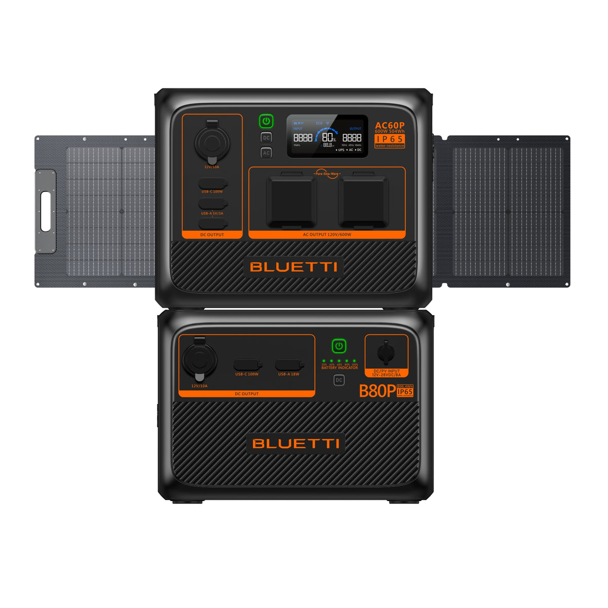 BLUETTI AC60P Portable Power Station | 600W 504Wh