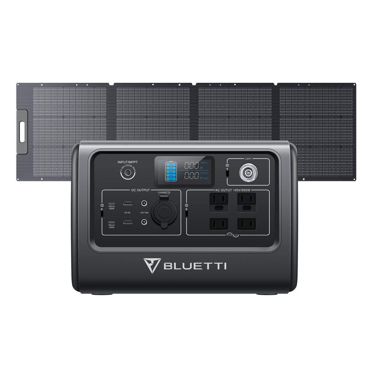 Bluetti EB70S + SP200L