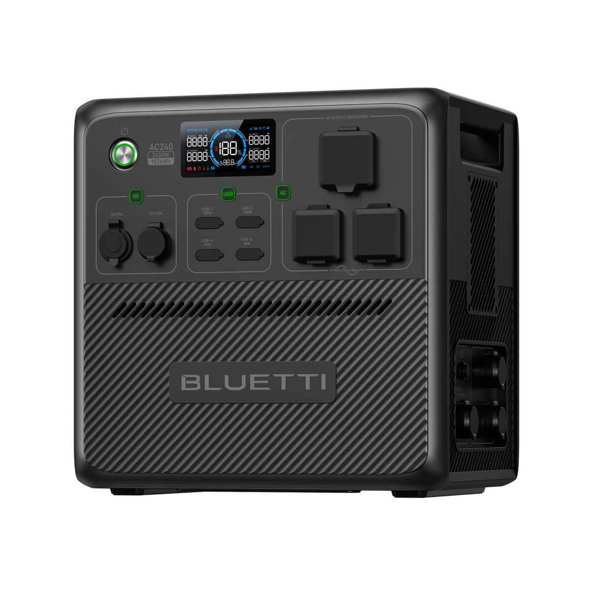 BLUETTI AC240 Portable Power Station | 2,400W 1,536Wh