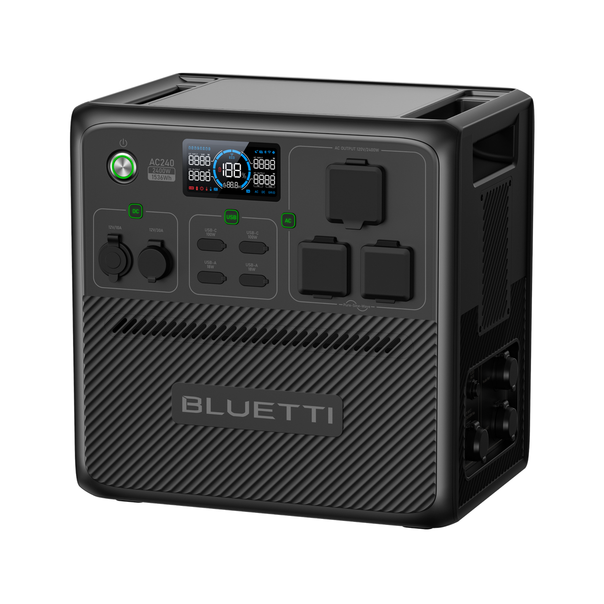 BLUETTI AC240 Portable Power Station | 2,400W 1,536Wh