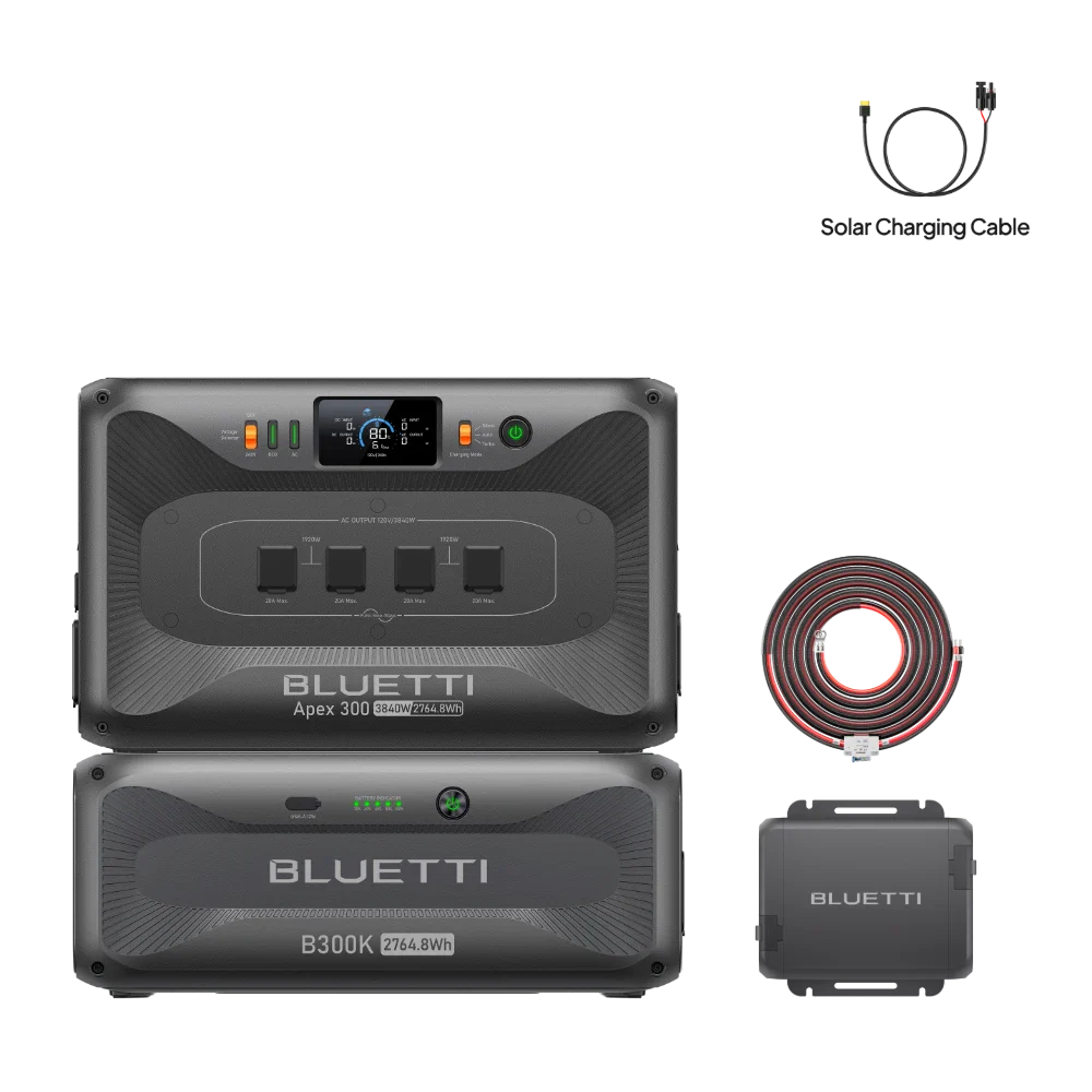 Apex 300+B300K+Charger 1 | 3,840W, 5,529.6Wh, 560W Alternator Charger