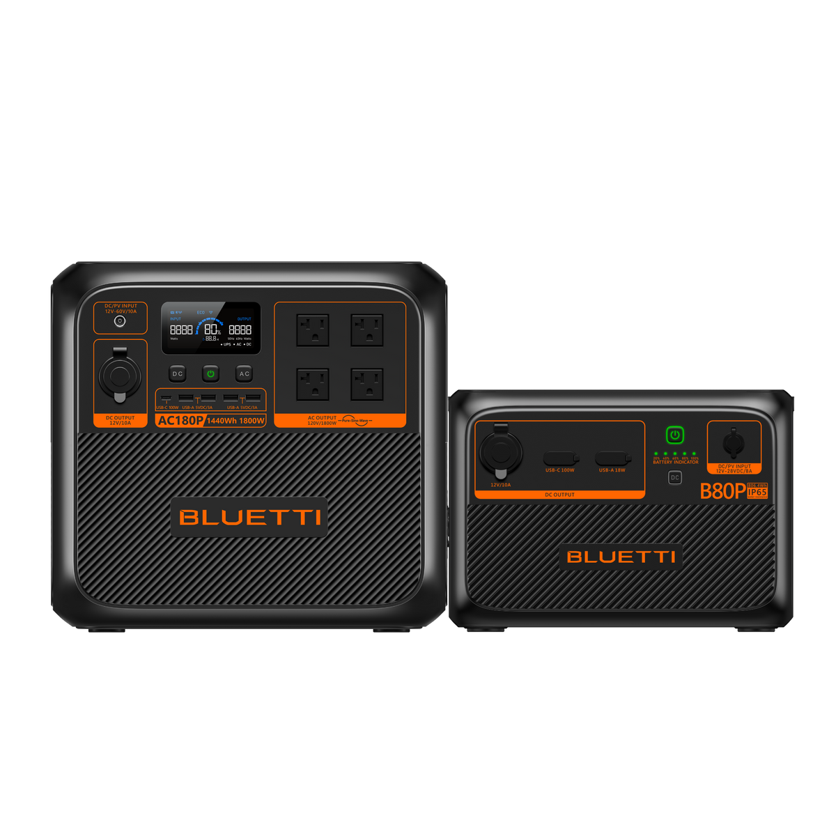 BLUETTI AC180P Solar Portable Power Station | 1,800W 1,440Wh