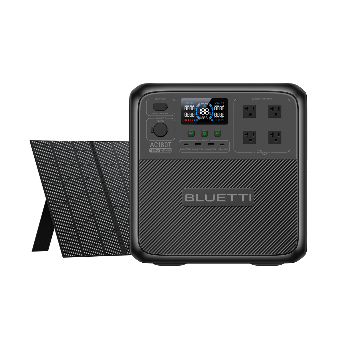 BLUETTI AC180T Portable Power Station | 1,800W,1433Wh