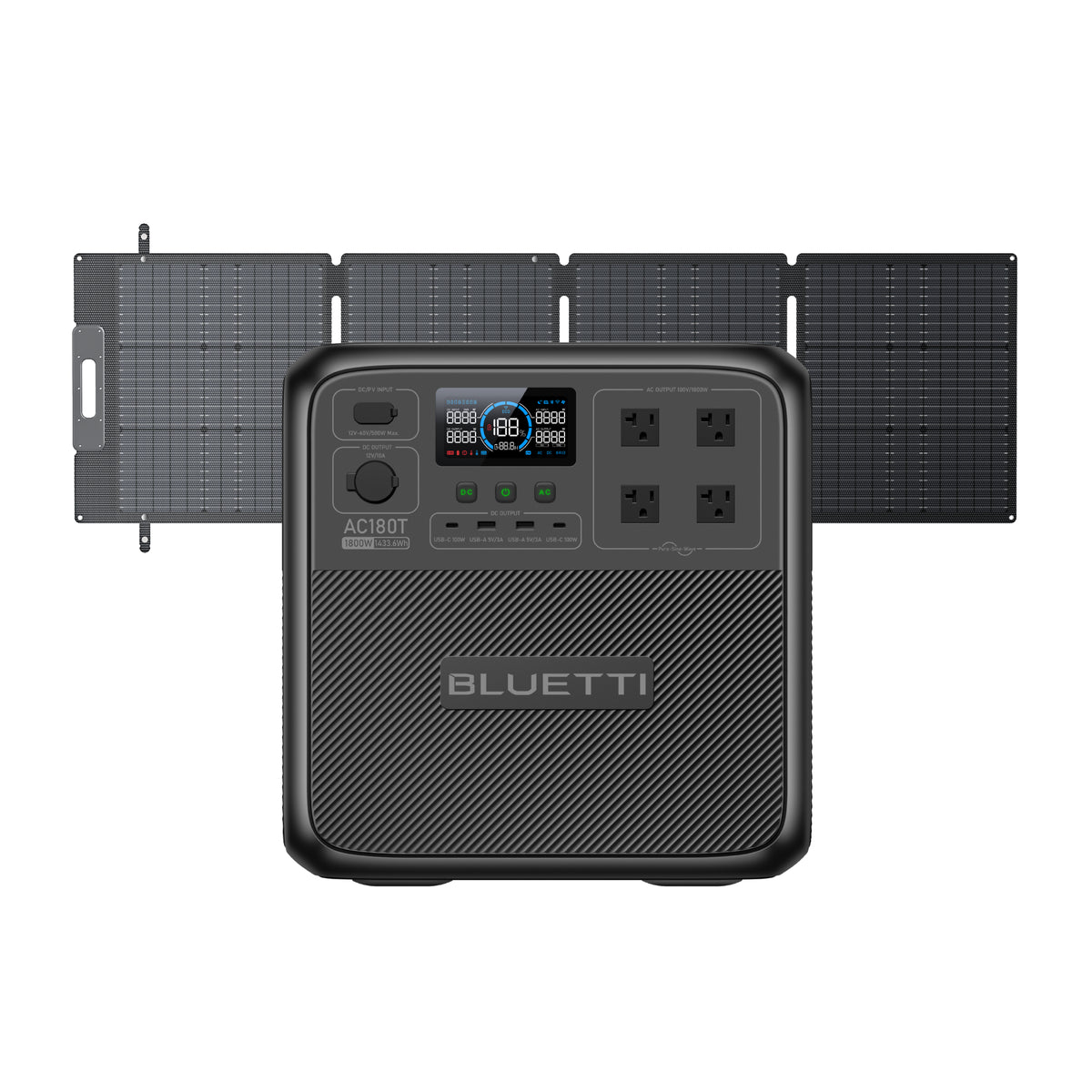 BLUETTI AC180T Portable Power Station | 1,800W,1433Wh