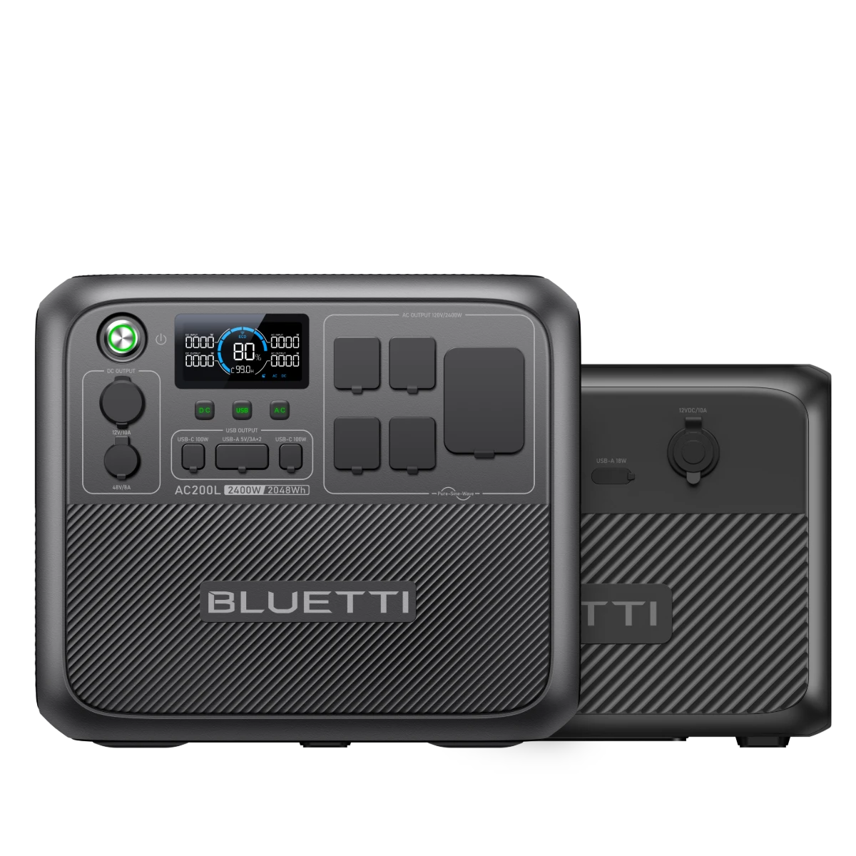 AC200L+B210 | 2,400W, 4,198Wh, Portable Power Station