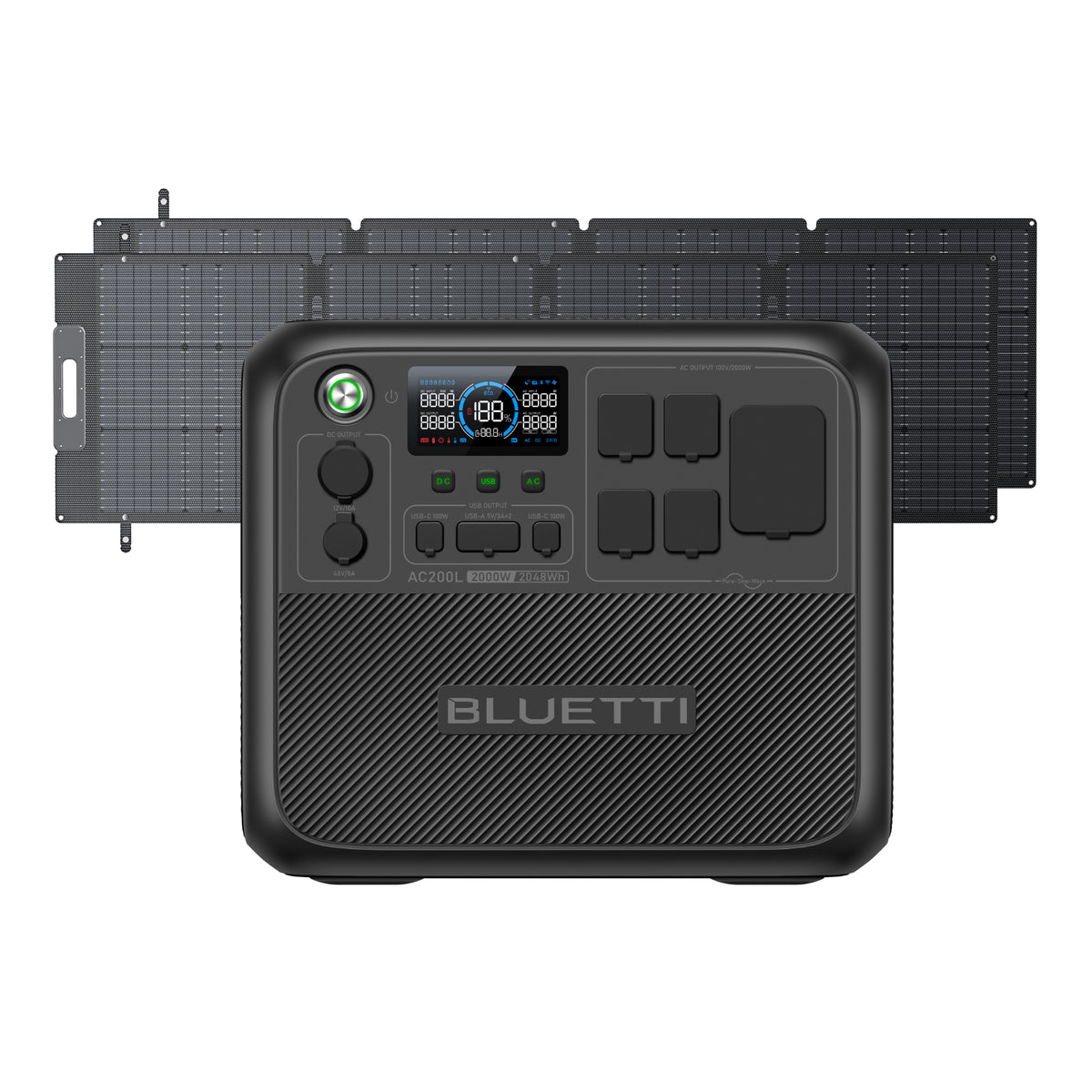 BLUETTI AC180 Solar Portable Power Station | 1,800W 1,152Wh
