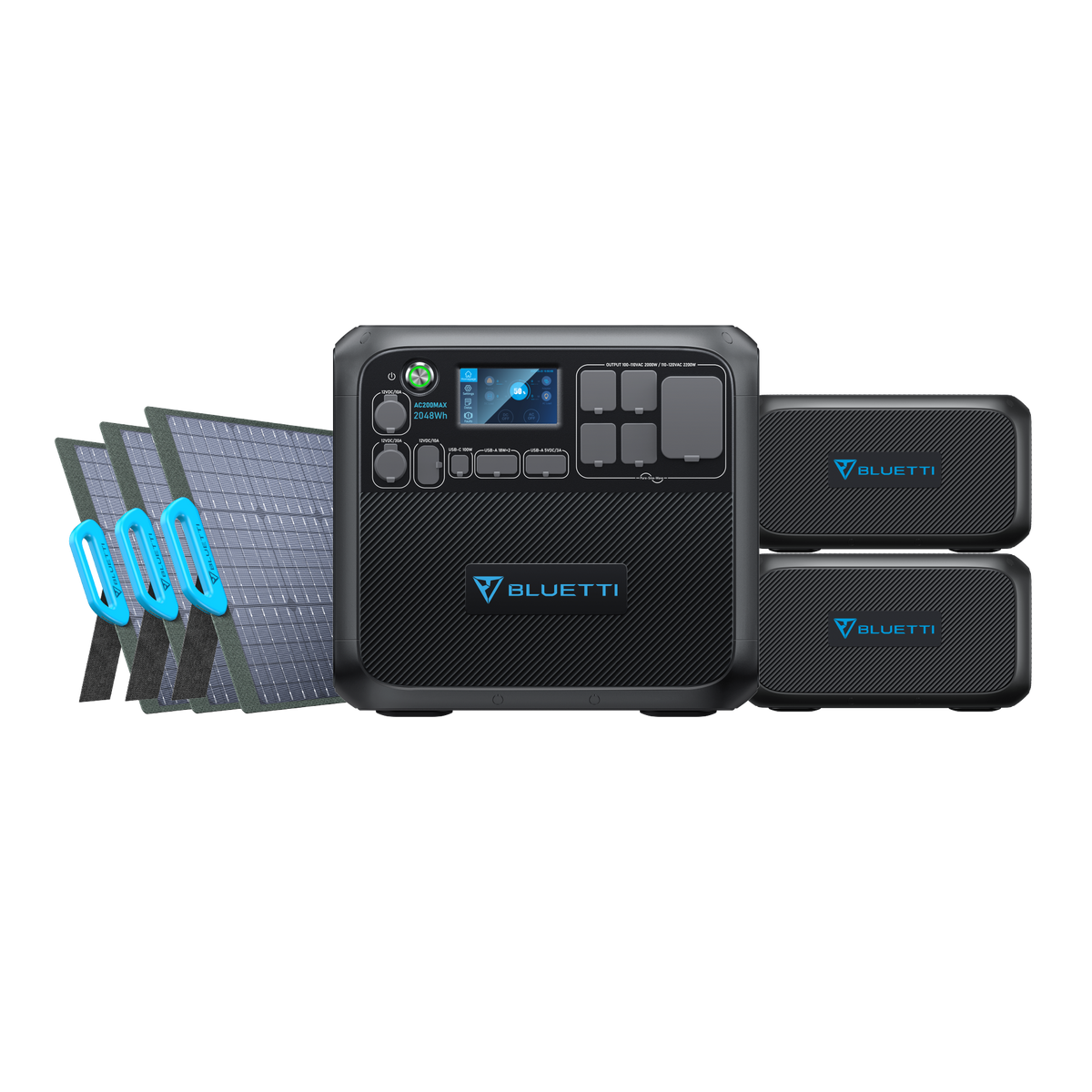 【Sold Out】BLUETTI AC200MAX + 2*B230 + 3*PV200 Solar Generator Kit