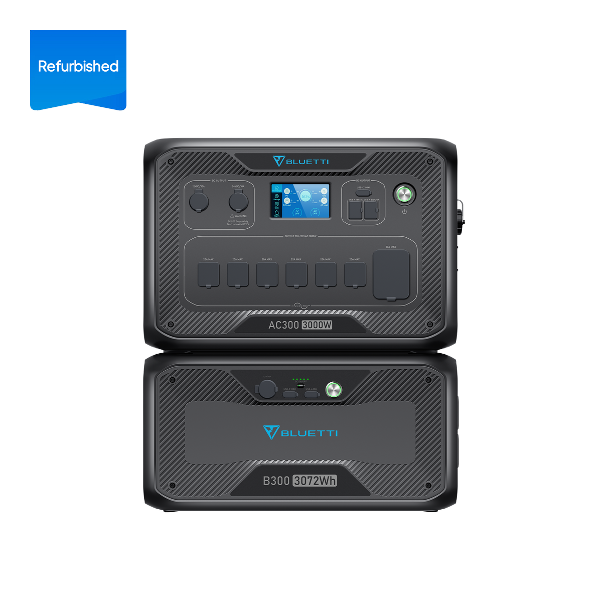 【Discontinued】Refurbished BLUETTI AC300+B300 Home Battery Backup