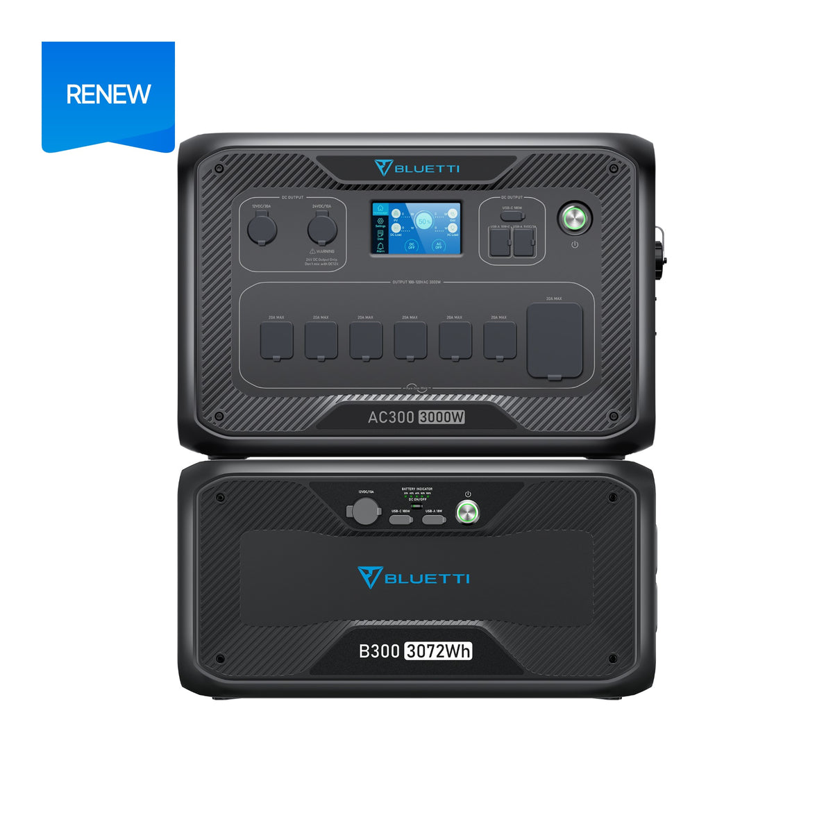 BLUETTI AC300+B300(Renew) Home Battery Backup