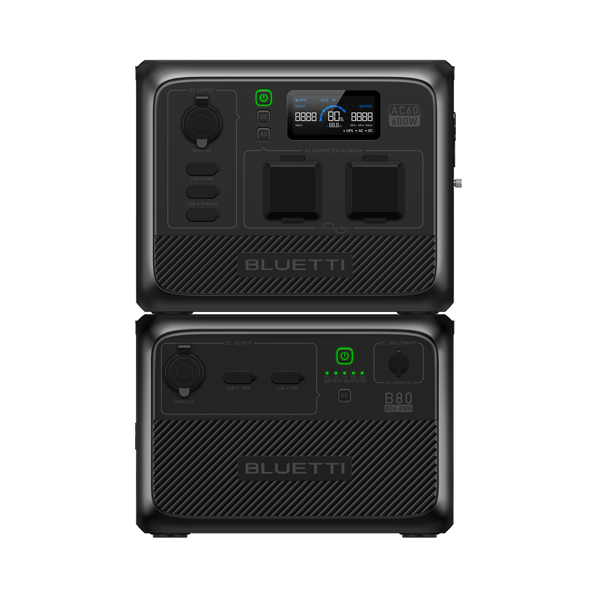 BLUETTI AC60 Portable Power Station | 600W 403Wh