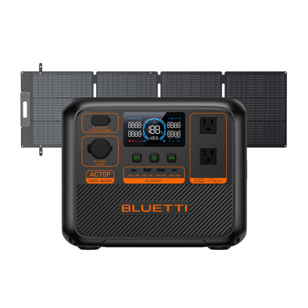 BLUETTI AC70P Portable Power Station | 1,000W 864Wh