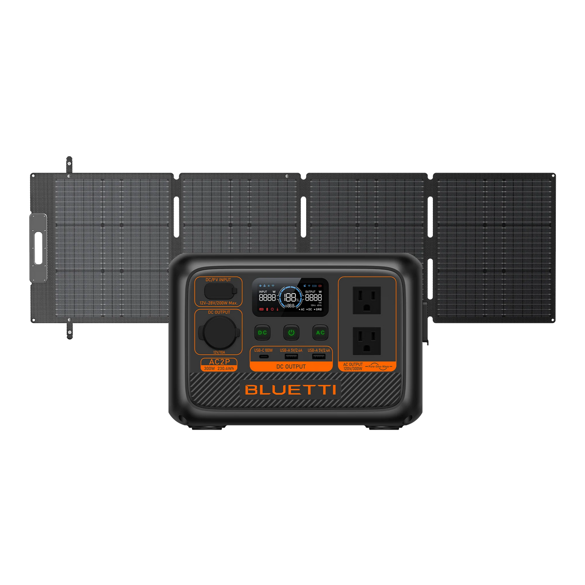 Centrale électrique portative BLUETTI AC2P | 300 W 230,4 Wh
