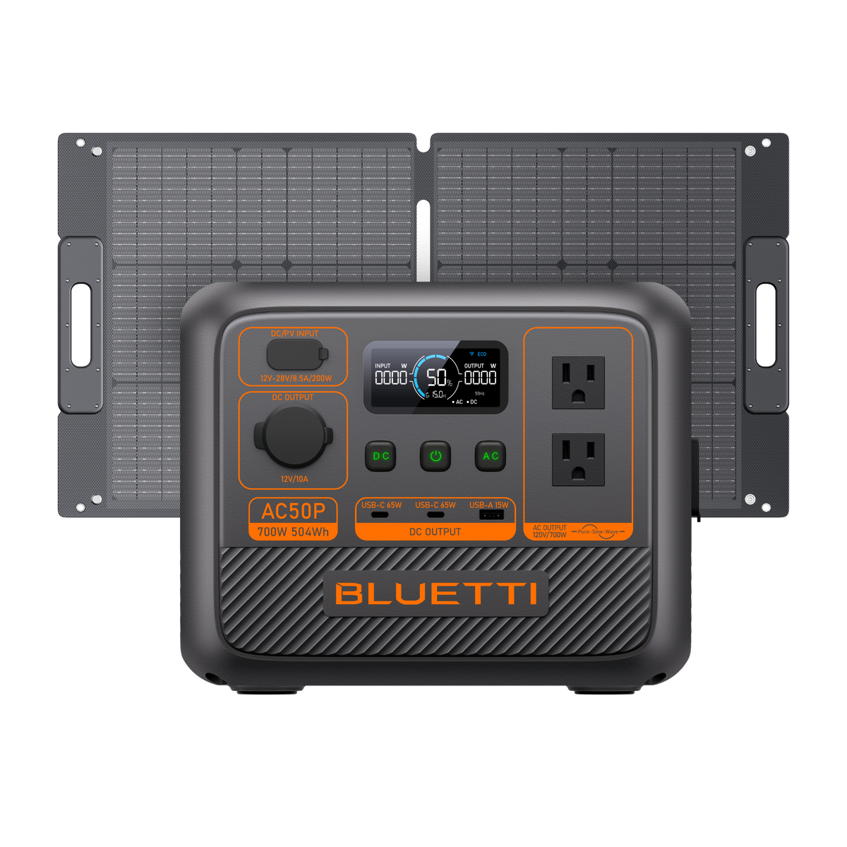 BLUETTI AC50P Portable Power Station | 700W 504Wh