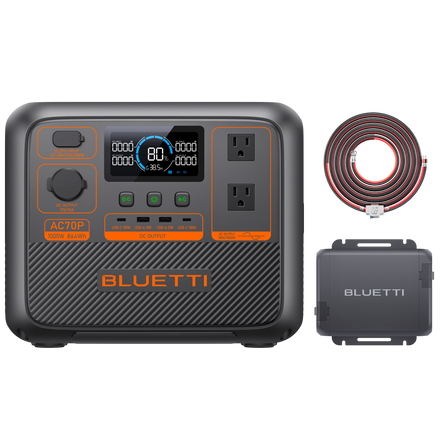 BLUETTI AC70P Portable Power Station | 1,000W 864Wh