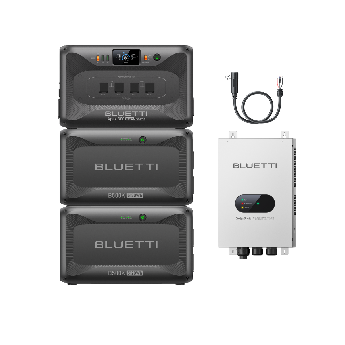 Apex 300+2*B500K+SolarX 4K | 3,840W, 13,004.8Wh