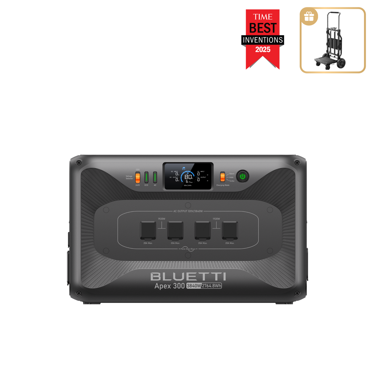 Apex 300 Versatile Power Station | 3,840W, 2,764.8Wh