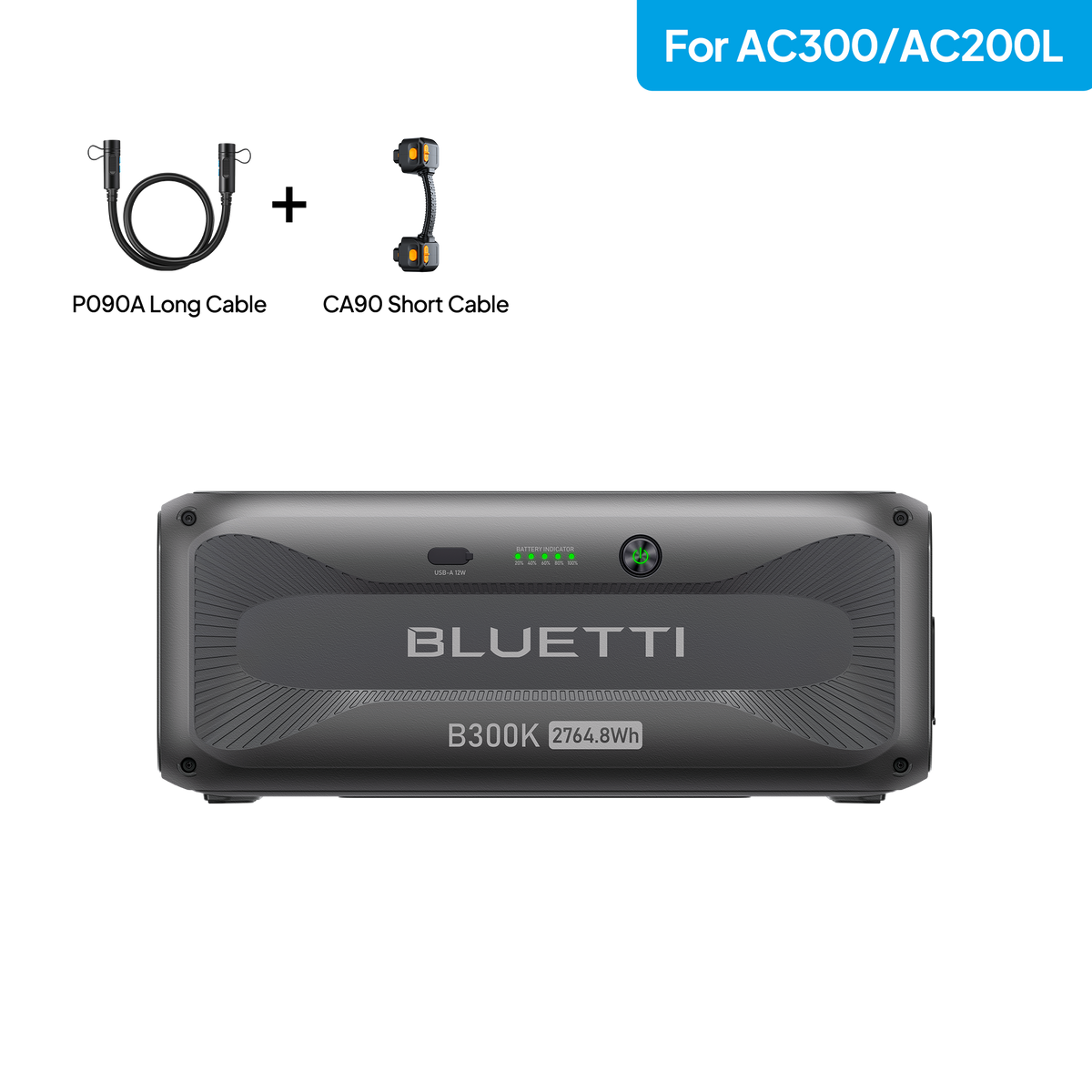B300K for AC300/AC200L | 2,764.8Wh