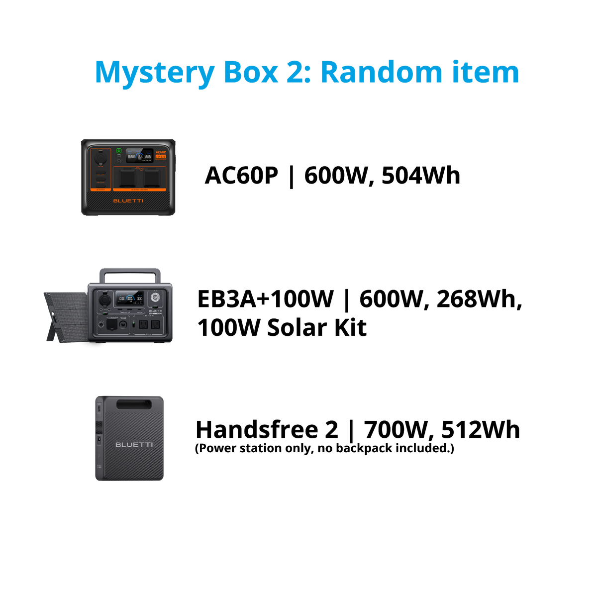 BLUETTI Black Friday Mystery Box
