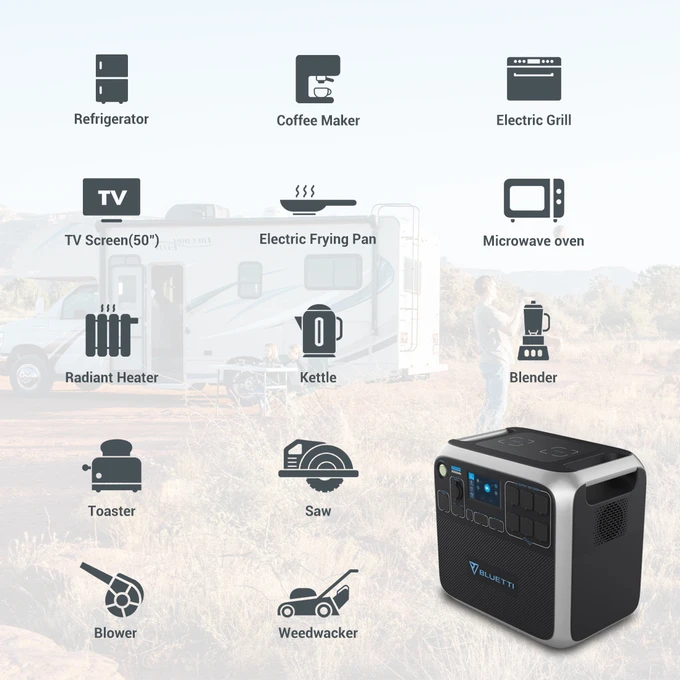 BLUETTI AC200P + 2*PV200